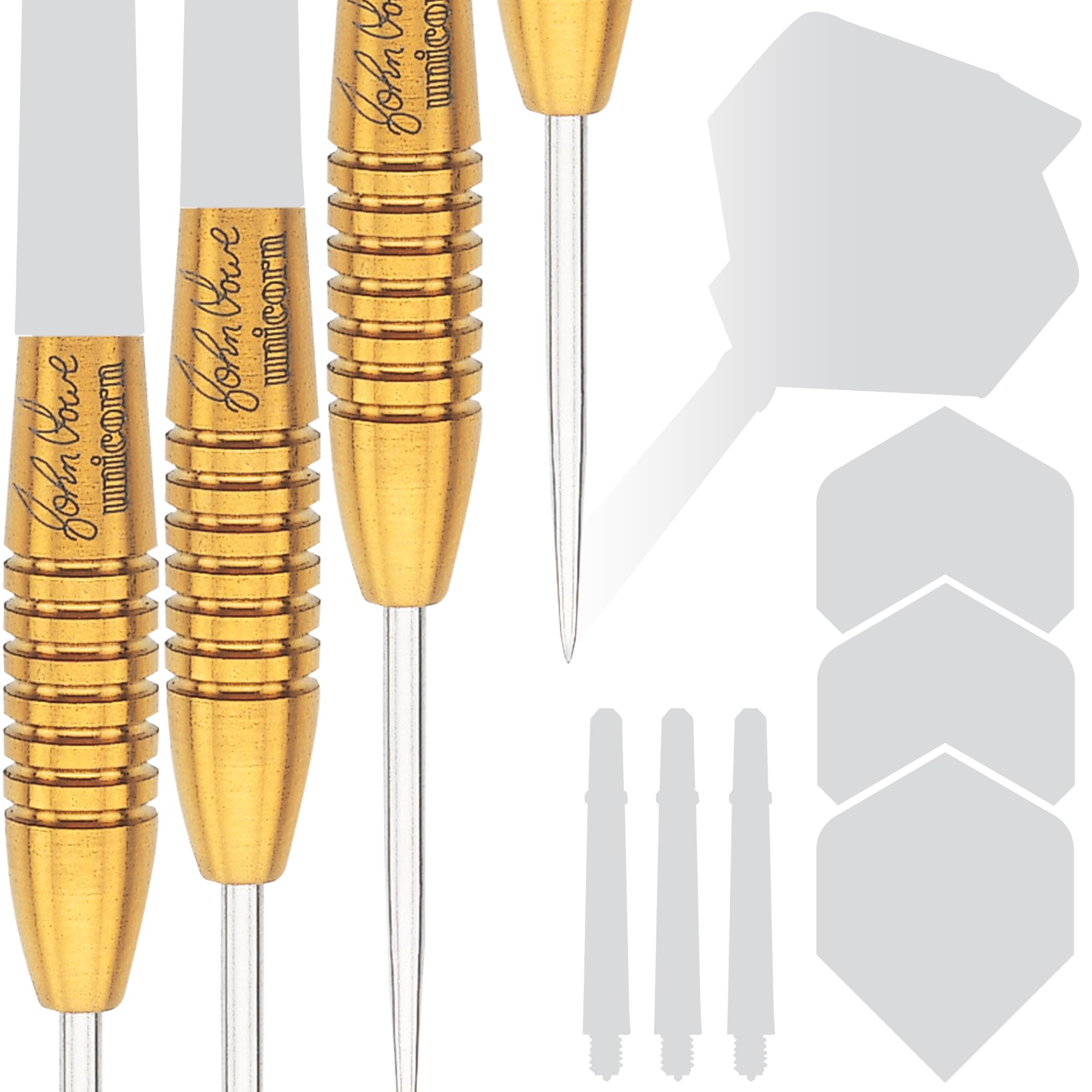 ダーツ unicorn Golden John Lowe 20g Unicorn Steel Tip Professional Darts Barrels Only | John